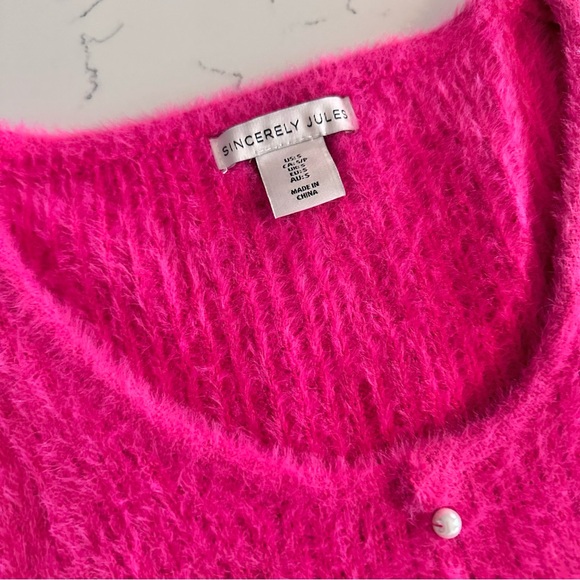 Sincerely Jules fuzzy sweater S - Picture 2 of 3